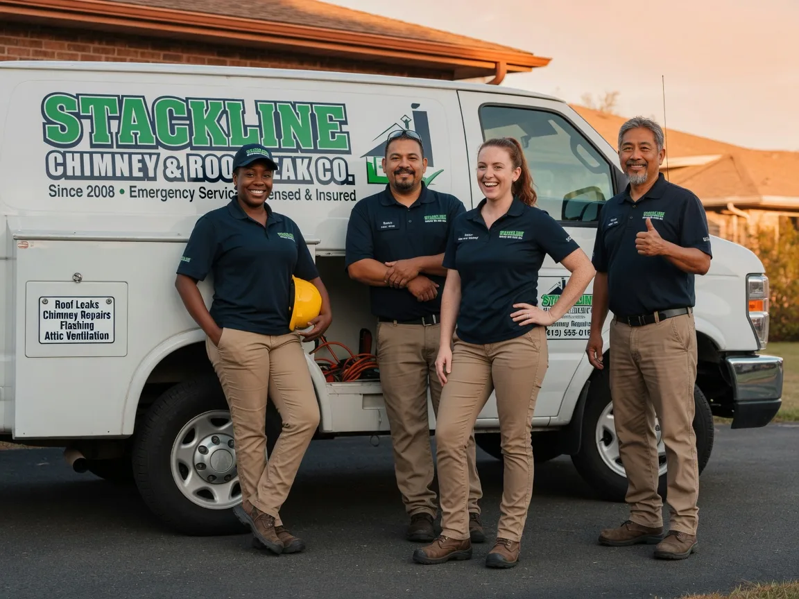 Chimney flashing repair company in Lawn, PA